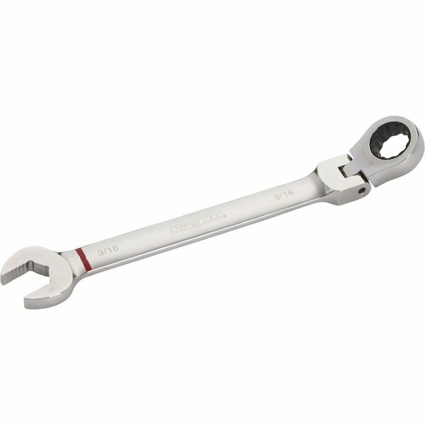 Channellock Standard 9/16 In. 12-Point Ratcheting Flex-Head Wrench 319236